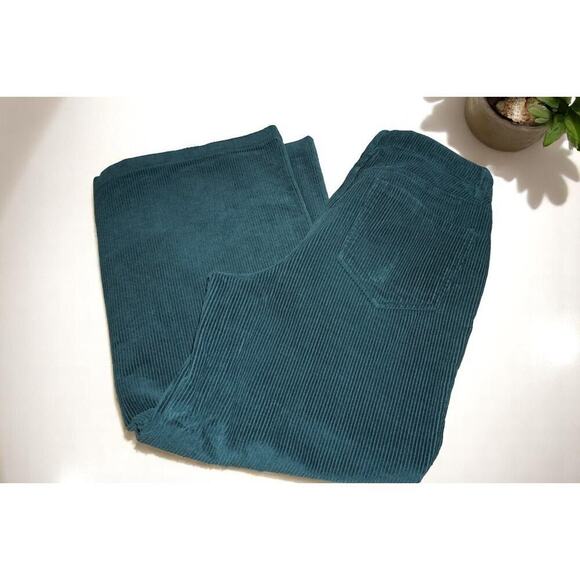 RSQ Forest Green Corduroy Wide Leg Pants – Women’s Size 26 - Picture 5 of 11
